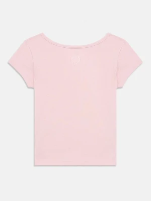 T-shirt basic GAP różowy
