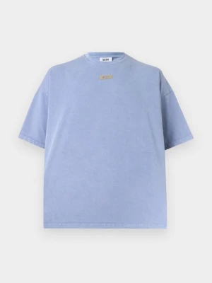 T-shirt basic GCDS niebieski