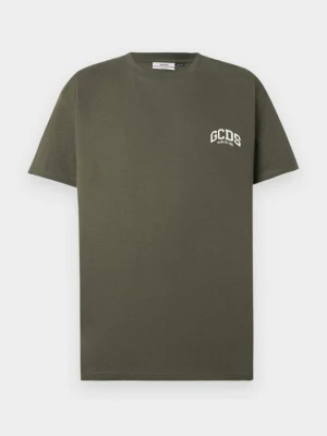T-shirt basic GCDS zielony