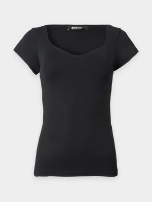 T-shirt basic Gina Tricot czarny