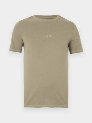 T-shirt basic Guess oliwkowy