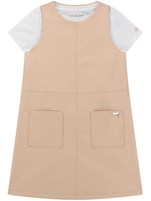 T-shirt basic Guess różowy