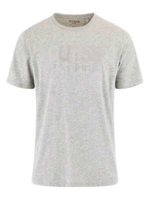 T-shirt basic Guess szary