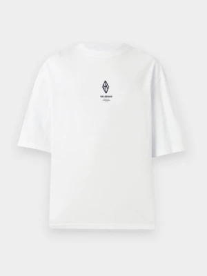 T-shirt basic Han Kjøbenhavn mleczny