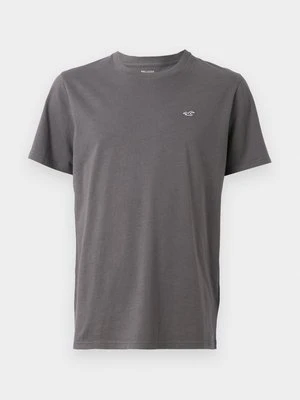 T-shirt basic Hollister Co. ciemnoszary