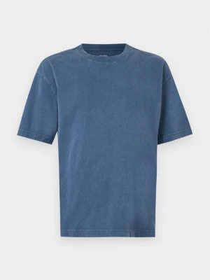 T-shirt basic Hollister Co. granatowy