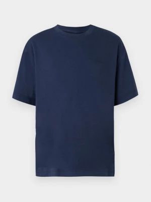 T-shirt basic Hollister Co. granatowy
