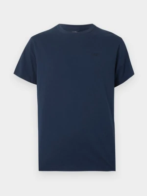 T-shirt basic Hollister Co. granatowy