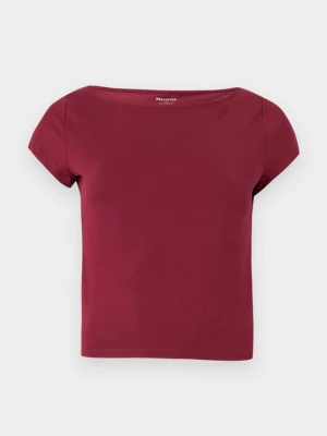 T-shirt basic Hollister Co. jasnoczerwony