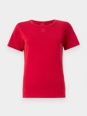 T-shirt basic Hugo czerwony