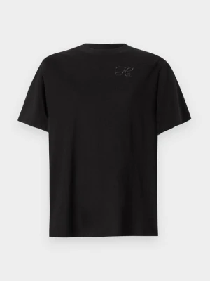 T-shirt basic Hugo czarny