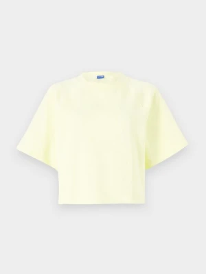 T-shirt basic Hugo jasnożółty