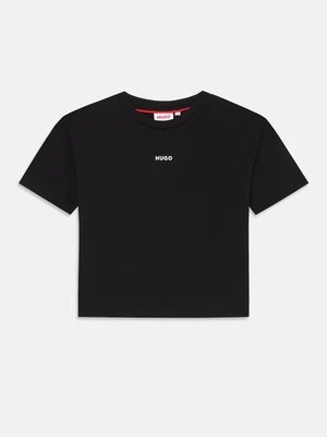 T-shirt basic Hugo czarny