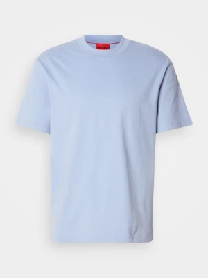 T-shirt basic Hugo liliowy