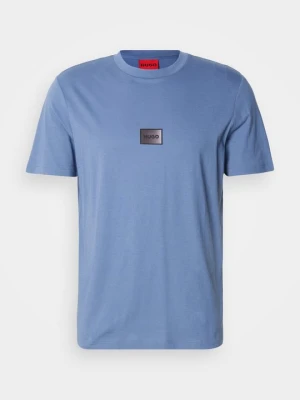 T-shirt basic Hugo niebieski