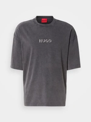 T-shirt basic Hugo szary