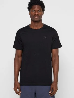 T-shirt basic Hurley czarny