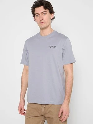 T-shirt basic Iceberg szary