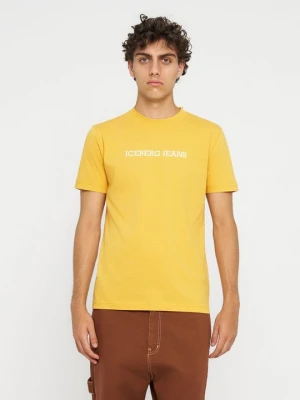 T-shirt basic Iceberg pomarańczowy