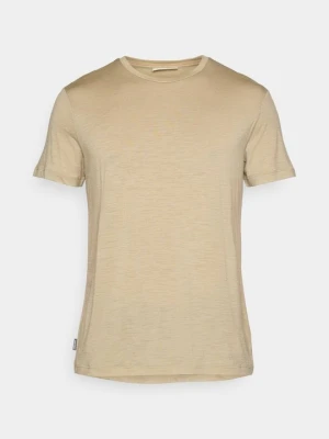 T-shirt basic Icebreaker beżowy