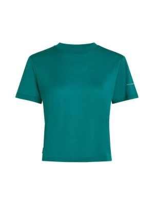 T-shirt basic Icebreaker ciemnozielony