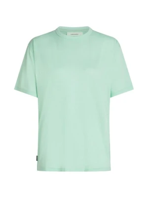 T-shirt basic Icebreaker zielony neon