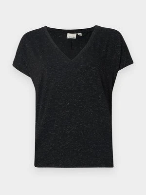 T-shirt basic Ichi czarny