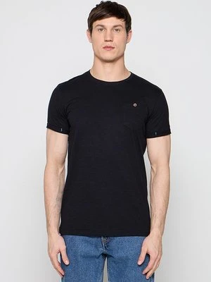 T-shirt basic INDICODE czarny