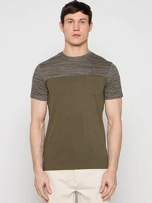 T-shirt basic INDICODE zielony