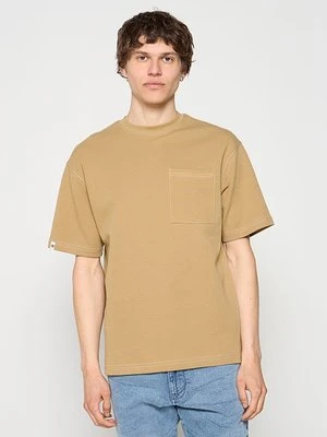 T-shirt basic INDICODE beżowy