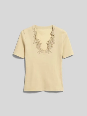 T-shirt basic IVY & OAK piaskowy