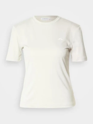 T-shirt basic J.Lindeberg beżowy