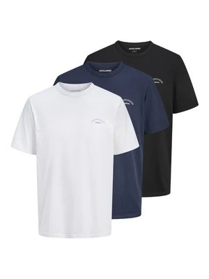 T-shirt basic Jack&Jones granatowy