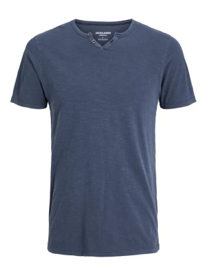 T-shirt basic Jack&Jones ciemnoniebieski