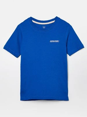 T-shirt basic Jack&Jones niebieski