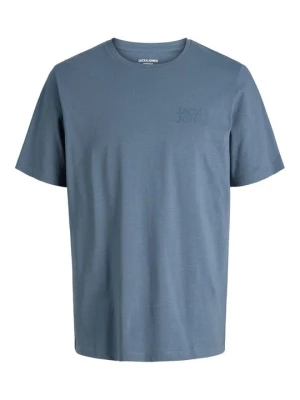 T-shirt basic Jack&Jones niebieski