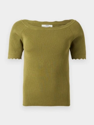 T-shirt basic JDY zielony