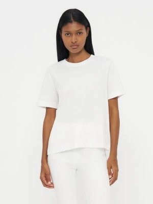 T-shirt basic JJXX biały