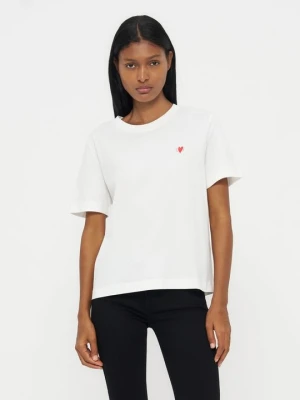 T-shirt basic JJXX czerwony