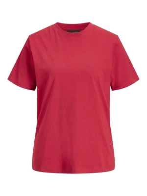 T-shirt basic JJXX czerwony