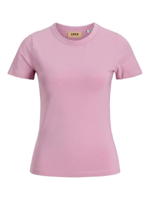 T-shirt basic JJXX jasnoróżowy