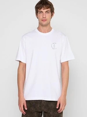 T-shirt basic Just Cavalli biały