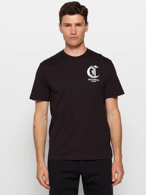 T-shirt basic Just Cavalli czarny
