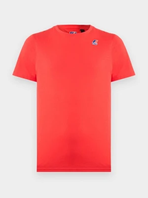 T-shirt basic K-way czerwony