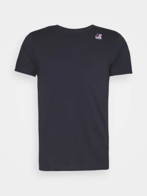 T-shirt basic K-way niebieski