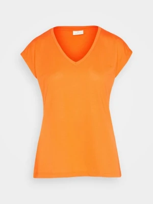 T-shirt basic Kaffe czerwony