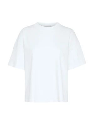 T-shirt basic Karen by Simonsen mleczny