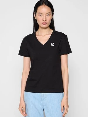 T-shirt basic KARL LAGERFELD czarny