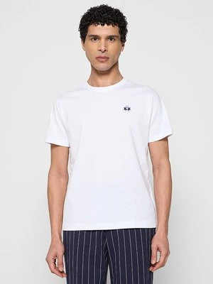T-shirt basic La Martina biały