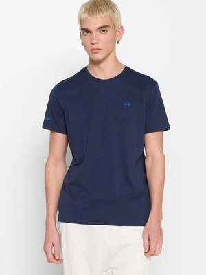 T-shirt basic La Martina granatowy
